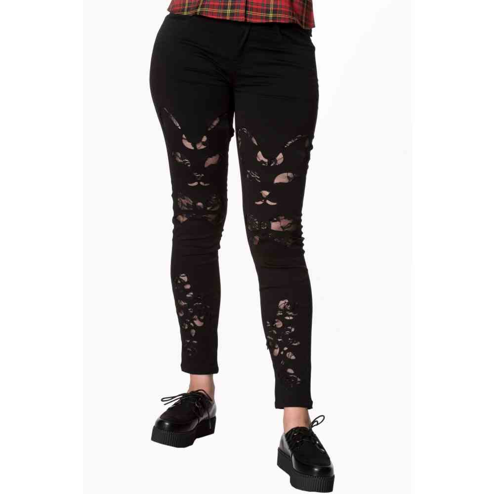Banned - KEZA Broek rechte pijpen - Zwart Product image